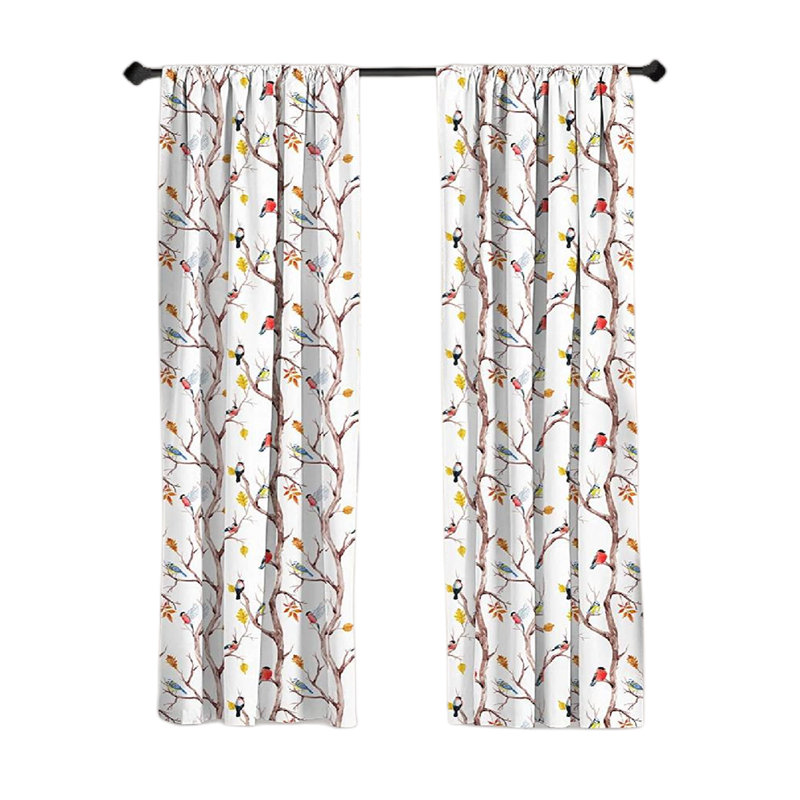 Elyannah Microfiber Room Darkening Curtain Pair