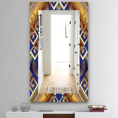 Meander Greek Traditional Accent Mirror