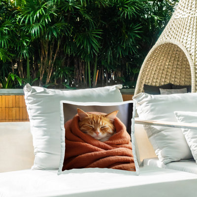 Coussin d'extérieur Sleepy Cuddling