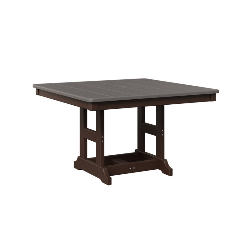 Table carrée berlinoise pour enfants 33 po Berlin, Chocolat / Brun, Gris clair