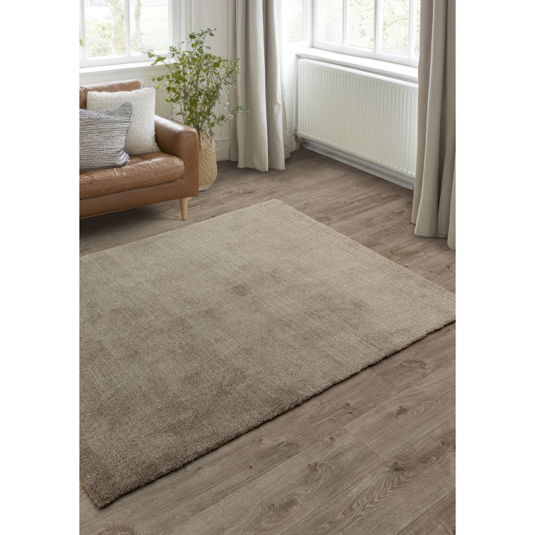 Aikin Solid Colour Shag Area Rug