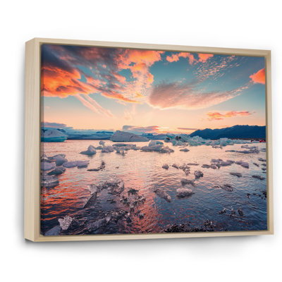" Sunset On Alaska Sea "