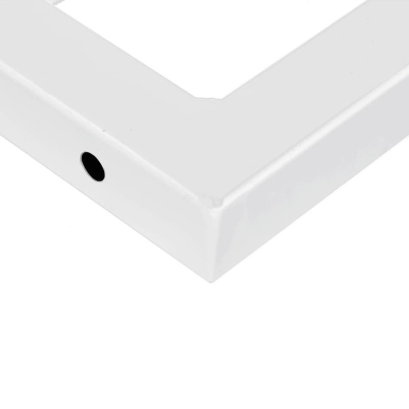 Sabesan 50cm Solid Wood Bathroom Vanity Top, Beech/White