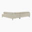 Canapé d'angle moderne et contemporain Dann 111,5 po - Sofa d'angle réversible en cuir avec méridienne confortable et design flexible.-713463830-729695459