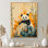 Constante Panda Portrait In Bamboo Landscape III - Panda Wall Art