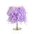 Wimmer Modern and Chic Real Feather Table Lamp with Base and Switch-98658489