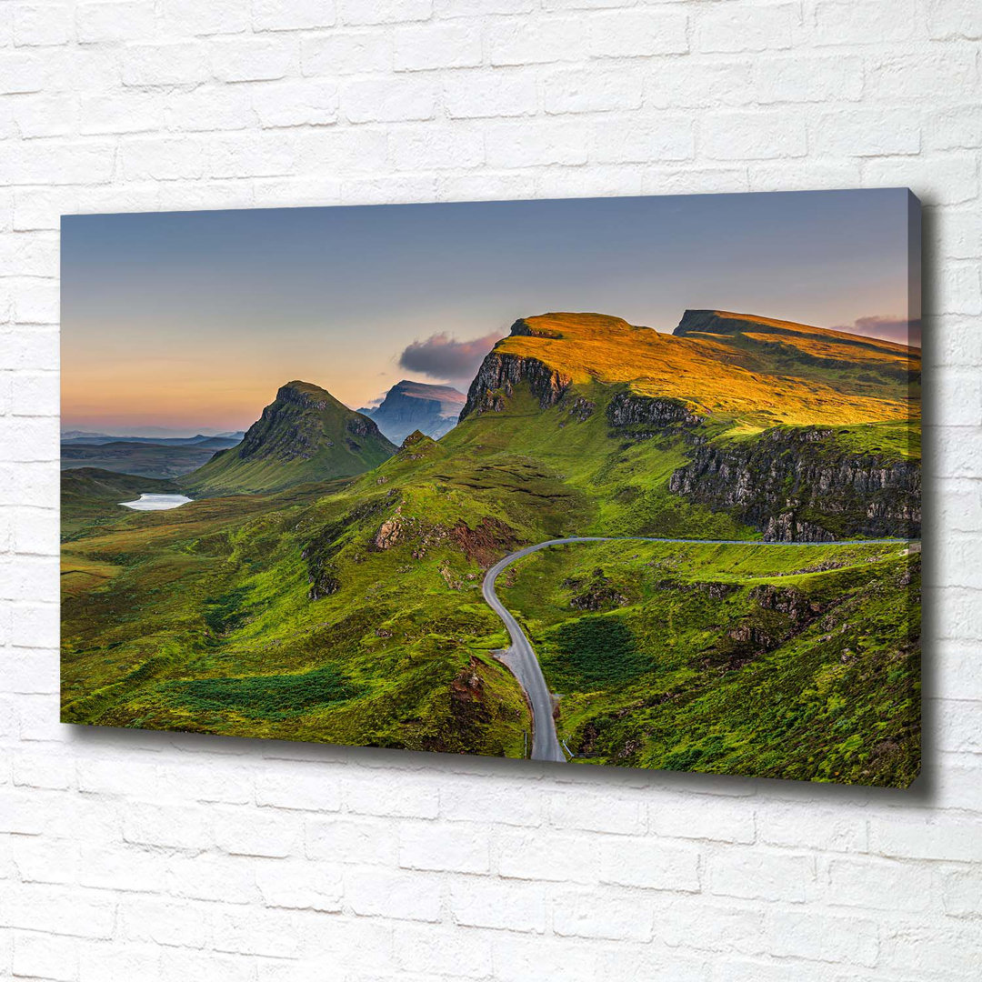 Hills of Scotland - Wrapped Canvas Kunstdrucke