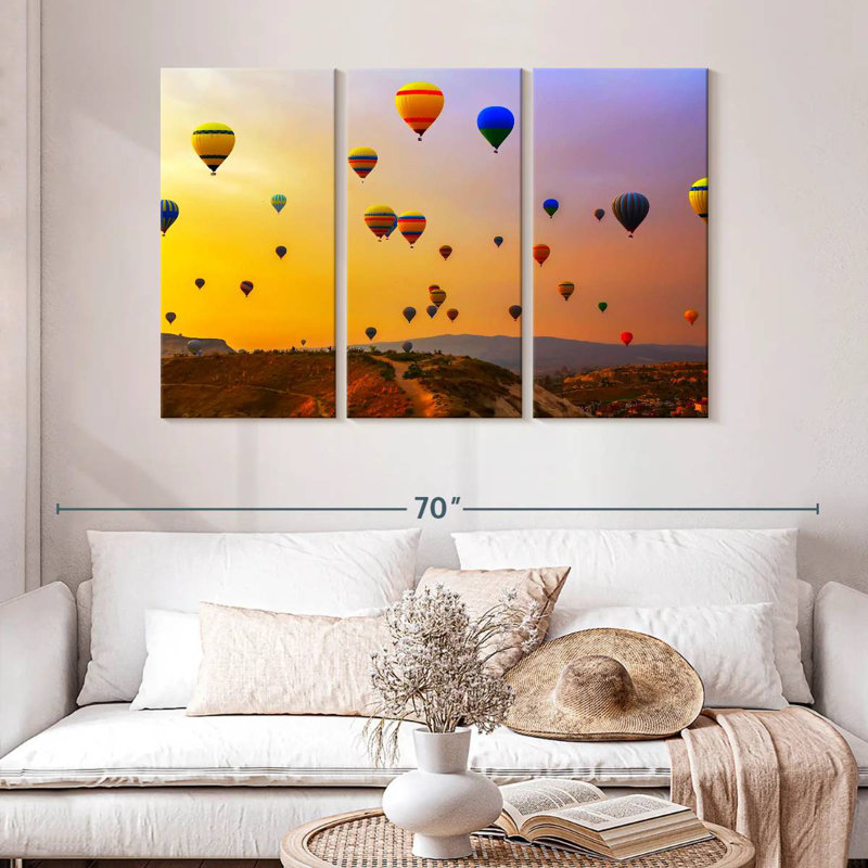 Mehar Airborne Hot Air Balloons, 32" H x 50" W
