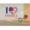 Adhésif décoratif drapeau américain, autocollant mural I Love America, Patriotic Home Decor, papier peint en vinyle Wings Of The American Flag, American Symbole Art 323RS