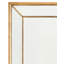Gilded Roped Rectangle Beveled Mirror