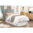 Stylish Casual Twin Headboard In Light Grey-71475361-71475360