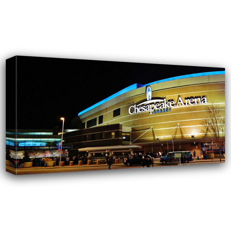 Chesapeake Energy Arena, 14" H x 24" W