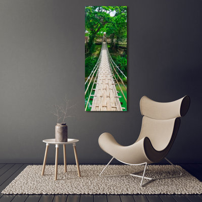 Suspension Bridge - Wrapped Canvas Print