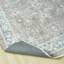 Tapis bleu sarcelle en coton tissé à la machine Aldora Harbor-733439902