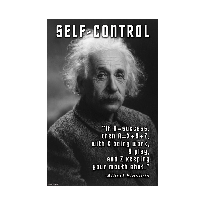 « self-control » par wilbur pierce, affiche rétro
