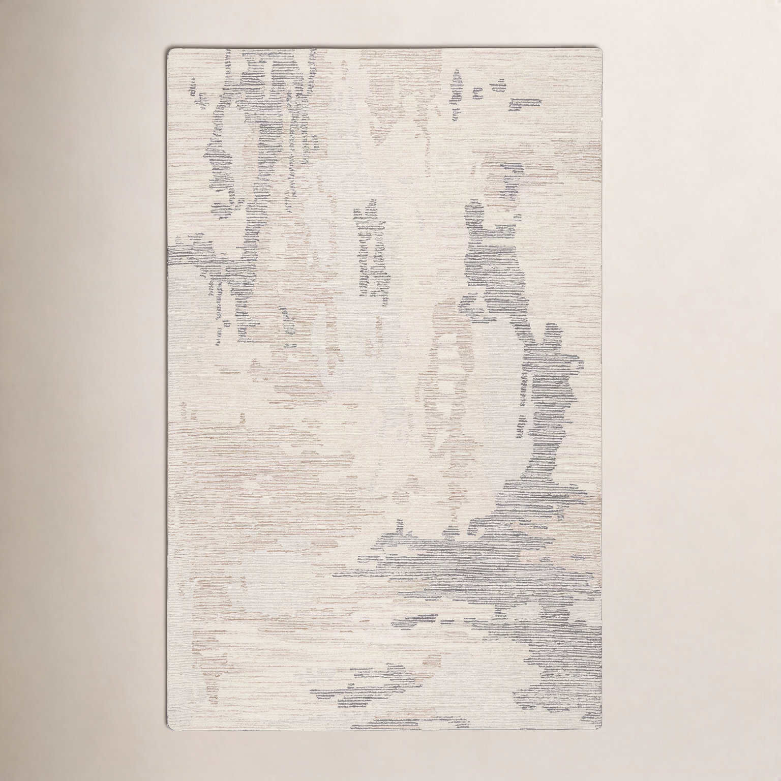 Noland Brushstrokes Hand-Tufted Abstract Rug, Rectangle 3' x 5'
