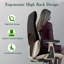 Fauteuil de direction ergonomique en cuir véritable