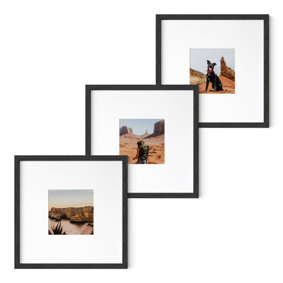 Wood Picture Frame - Set of 3