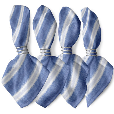 Hartley Polyester Striped Square Napkin
