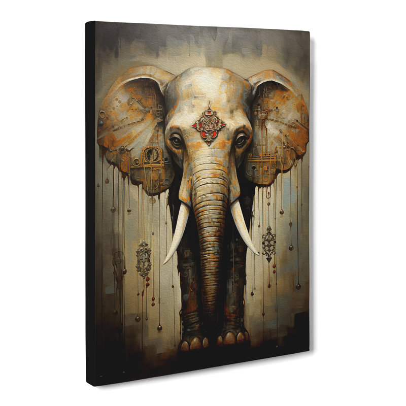 Elephant Symbolism - Wrapped Canvas