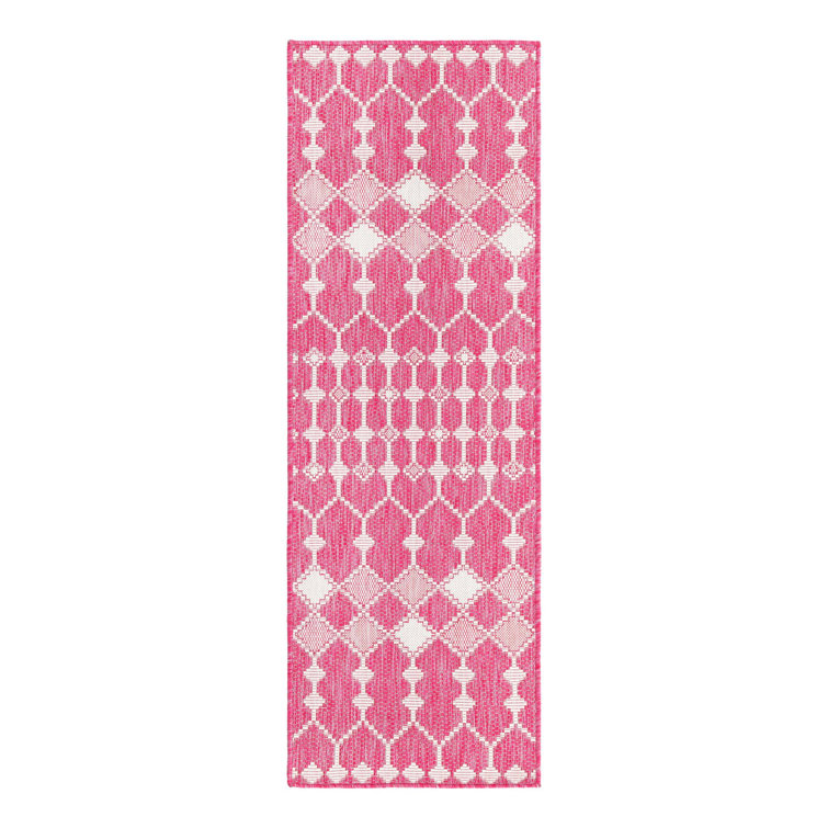 Magenta Traliccio Indoor/Outdoor Trellis Rug