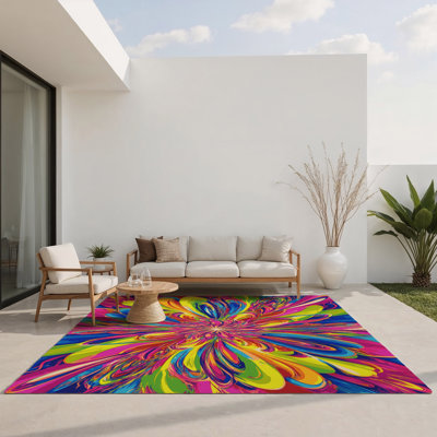 Tapis intérieur et extérieur Spectrum Swirl