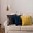 Gris / bleu marine / jaune