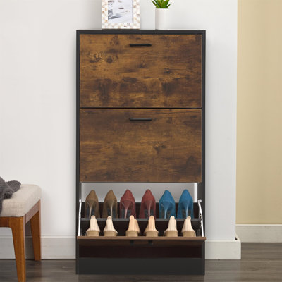 18 Pair Shoe Storage Cabinet