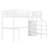 Full Metal Loft Bed With L-Shaped Desk, USB & LED-1581473430-1581473429