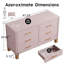 Commode double 6 tiroirs en bois robuste-612822029