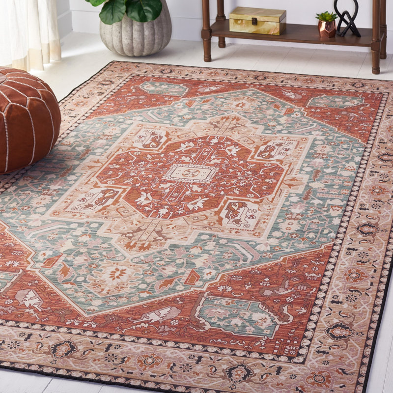 Pashen Performance Machine Washable Oriental Rug, Rectangle 5' x 8'