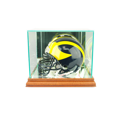 Perfect Cases And Frames 8'' W 7'' D Football Glass Hat / Helmet Case