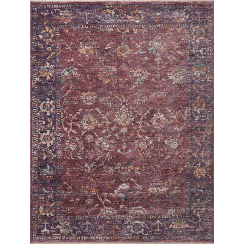 Tapis oriental mauve Begbas, Rectangle 9 pi x 12 pi
