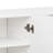 75" Tv Cabinet With Stylish Wavy Doors, 4 Storage Cabinets, Adjustable Shelves, And Cable Holes – Media Console-1794634690