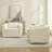 37 Inch Wide Upholstered Swivel Chair(Set Of 2)-1735933306