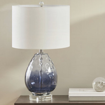 Lampe de table en verre Ombre