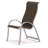 Outdoor Stacking Dining Armchair with Cushions-9876227-9876204