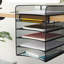Rangement de bureau suspendu en filet Onyx