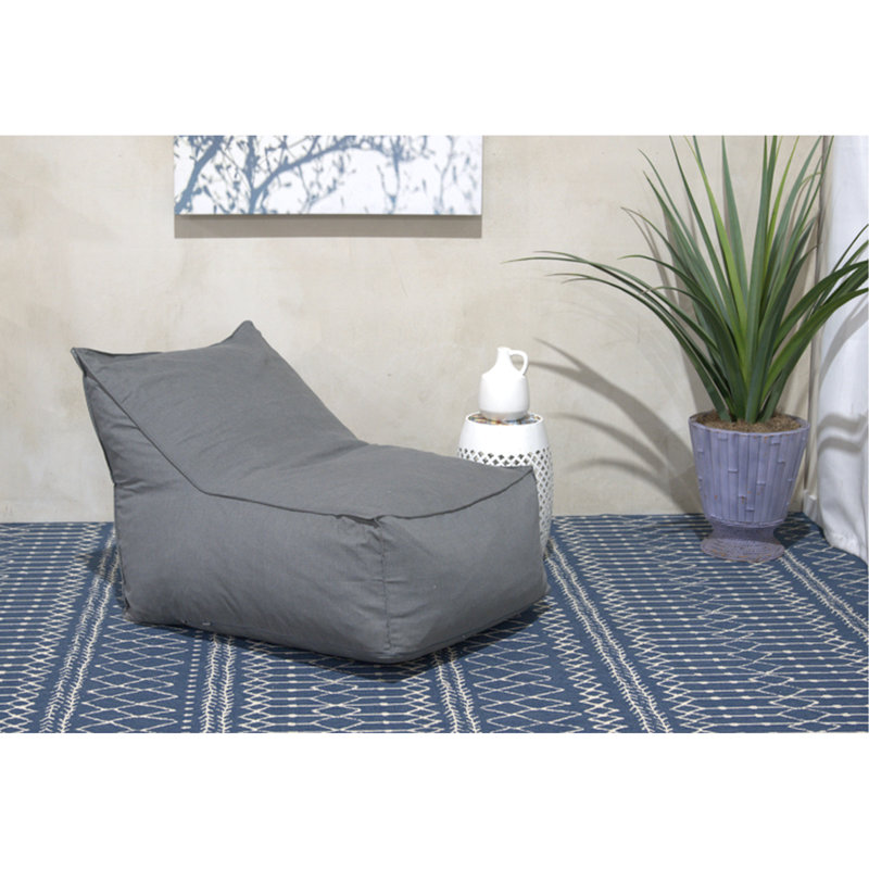Serre Fauteuil à eau avec housse amovible, mousse douce pour une chaise de salon décontractée, design moderne et rembourré gris