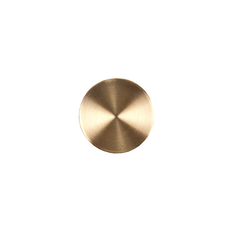 Alma 100% Steel Finial, Gold, 15.5cm H x 2.9cm W x 15.5cm D