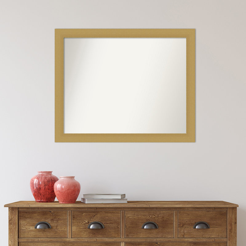 Miroir de salle de bain mural Grace, 25,5 po x 31,5 po, Or brossé