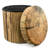 Sorbus Storage Ottoman Foldable with Lid in Log Print-35559449