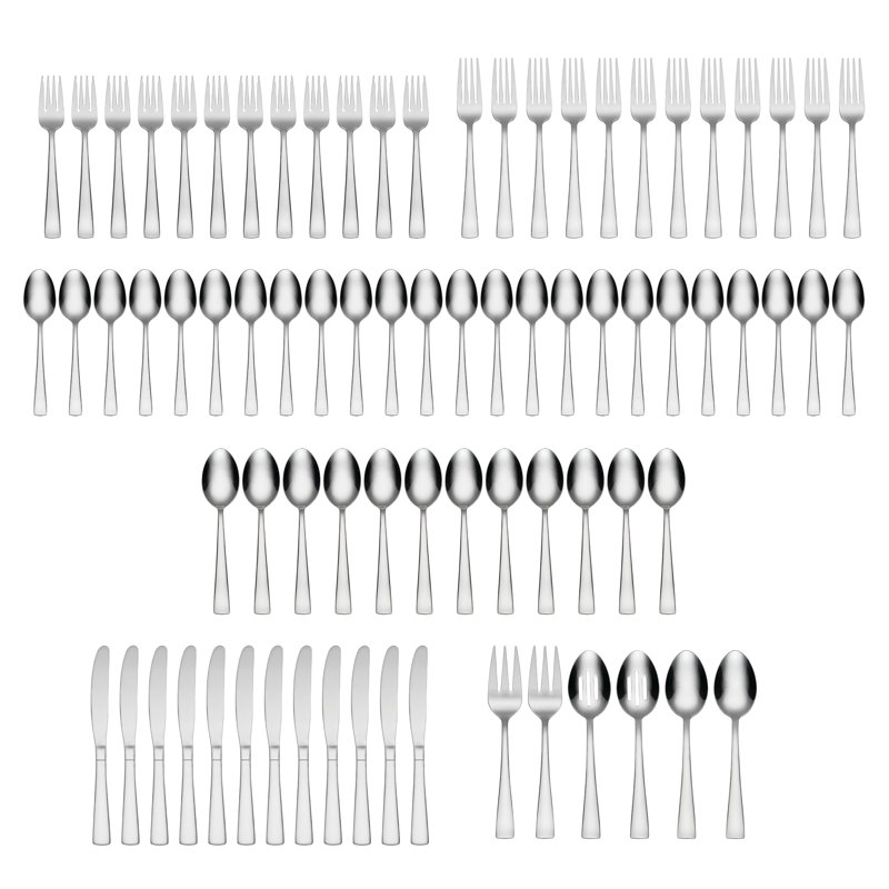 78 Piece Flatware Set Service for 2