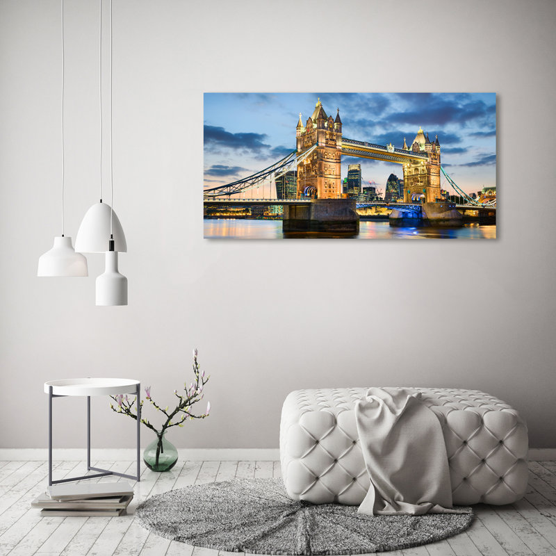 Tower Bridge London - Wrapped Canvas Print, 120cm H x 60cm W