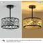Plafonnier semi-encastré moderne en cristal, lustre noir avec abat-jour en cristal transparent pour la cuisine, la chambre, la salle de bain, le salon, le vestibule, le couloir