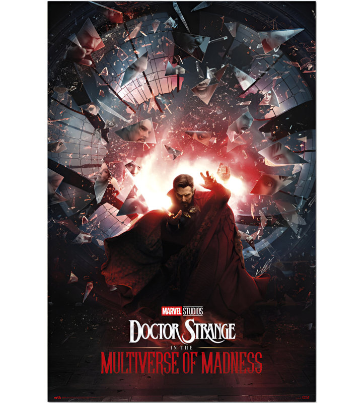  Officiellement sous licence Doctor Strange - Multiverse, affiche d'art - 24 x 36 po - reproduction décorative - papier à affiche - prête à encadrer