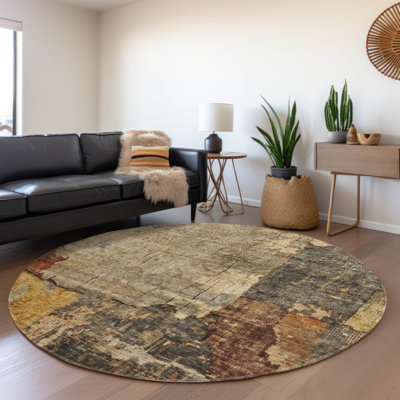 Tapis d'intérieur / extérieur brun Tektar 