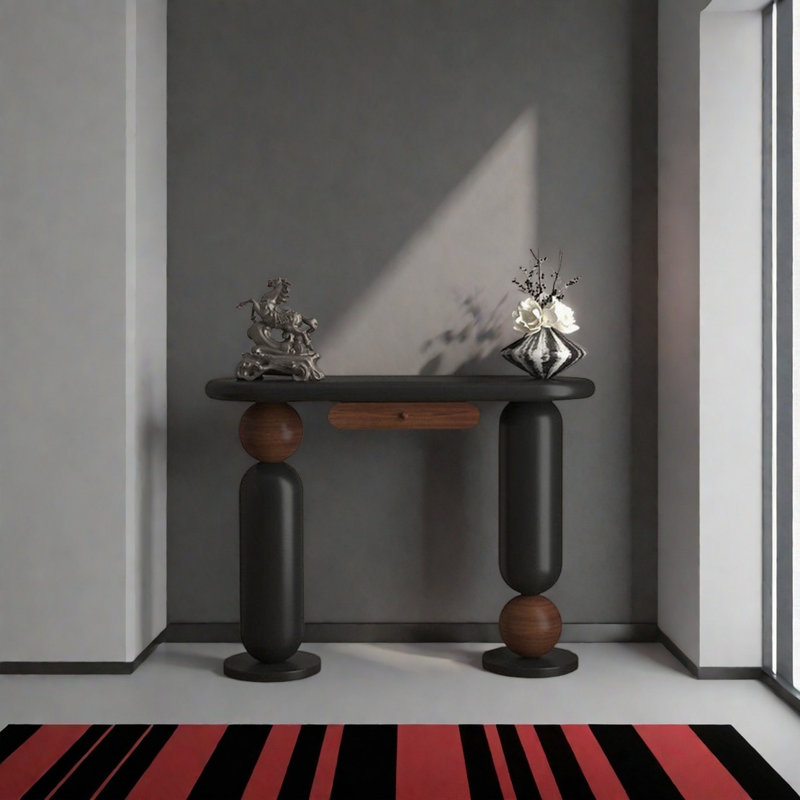 Console Modern Minimalist Art Design, H 33,46 po x l 39,37 po x P 11,81 po