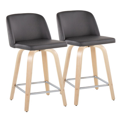 Arabelle Swivel Upholstered Counter Stool