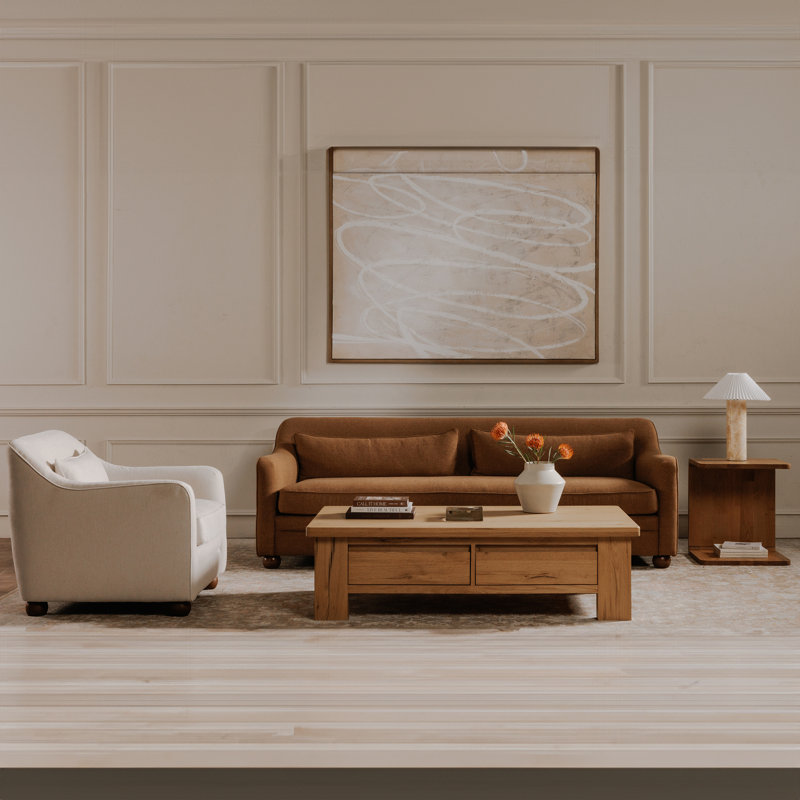 Amira Sofa Rust, Clay Performance Weave
